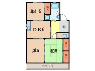 ハイツ光の物件間取画像